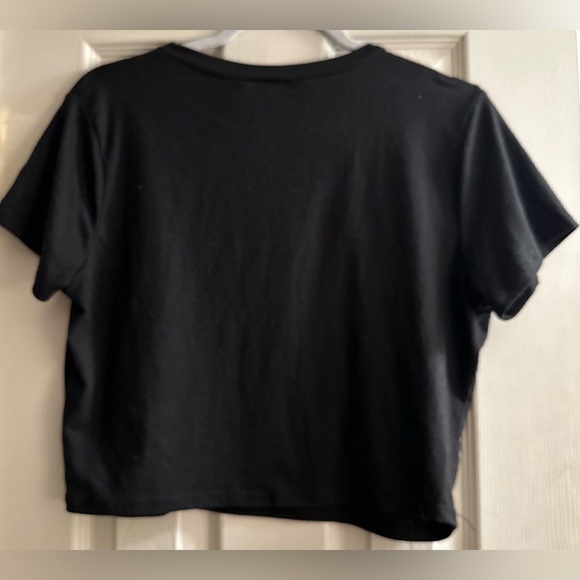 Inspire Black Crop Top - Picture 3 of 3